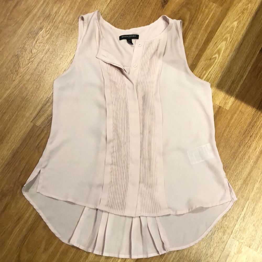Banana Republic Top with Pleated Back Detail